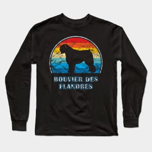Bouvier des Flandres Vintage Design Dog Long Sleeve T-Shirt